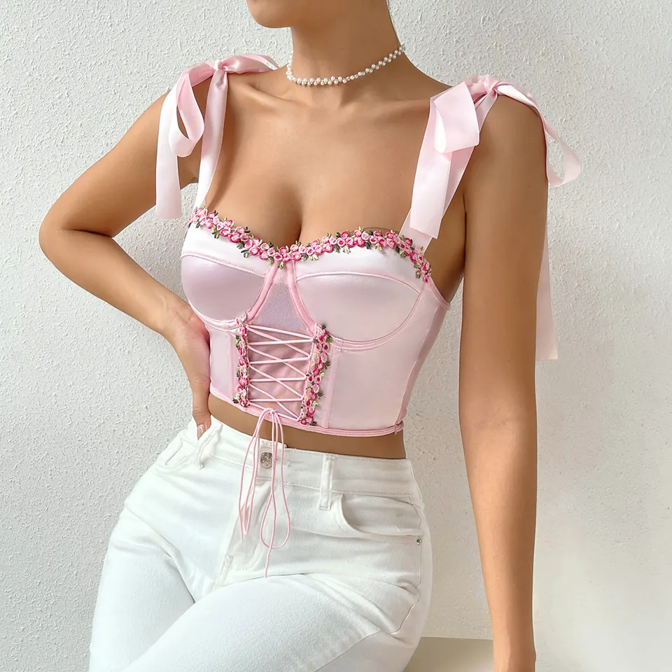 Top Corset Rosa