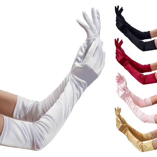 Guantes Satinados Largos | 11 colores