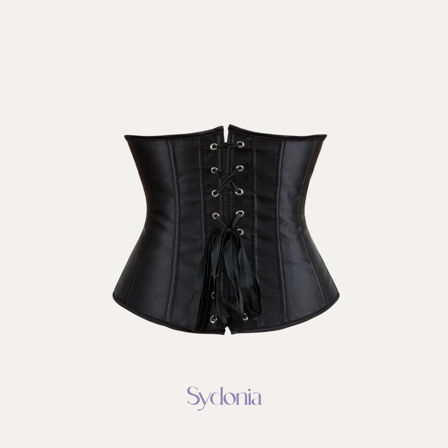 Satin Corset Negro