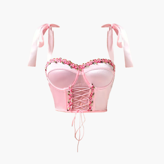 Top Corset Rosa